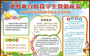 义务教育阶段学生资助政策